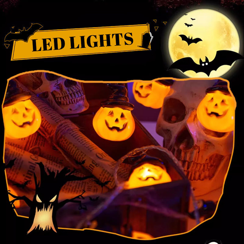 Batteriebetriebene Halloween-Lichterkette mit 2 Lichtmodi