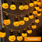 Batteriebetriebene Halloween-Lichterkette mit 2 Lichtmodi