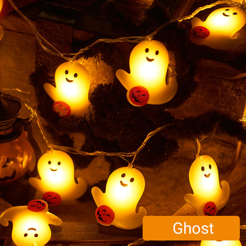 Batteriebetriebene Halloween-Lichterkette mit 2 Lichtmodi