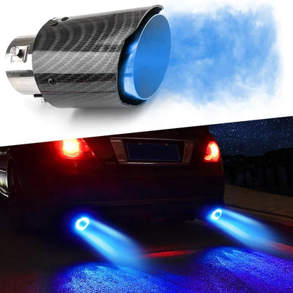 💥Neujahrs-Sonderangebot🎉 Auto-Tuning: Auspuffrohr aus Carbonfaser mit LED-Beleuchtung (hochtemperaturbeständig)