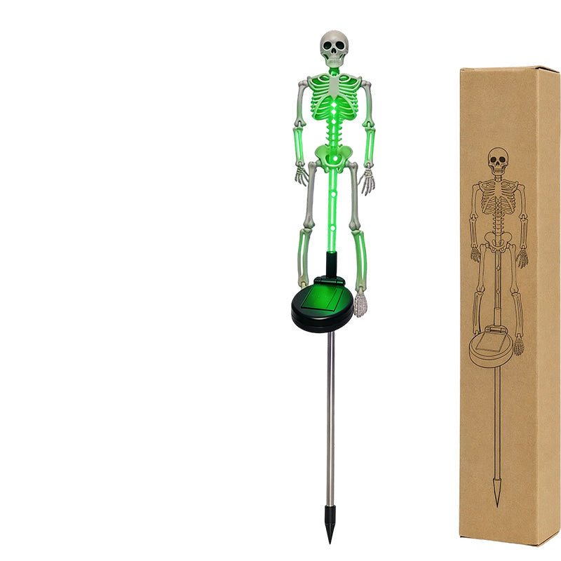 Solar-Skelett-Erdspießleuchten – wasserdichte Halloween-Dekoleuchten für den Außenbereich