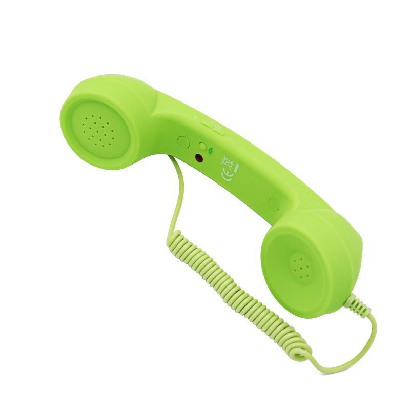 Retro-Telefonhörer für Handy mit Mikrofon