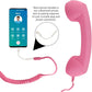 Retro-Telefonhörer für Handy mit Mikrofon