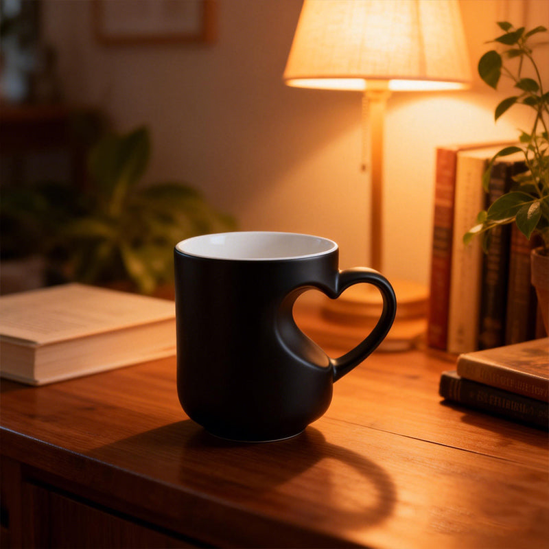 💝50% RABATT! ✨Farbwechselnde Keramiktasse mit Herzhenkel, Valentinstag