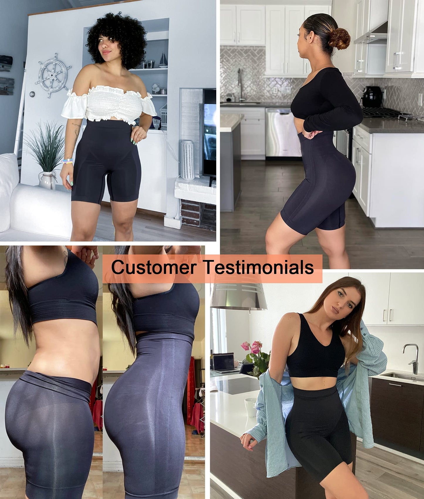 Bauch- und Hüftstraffungshose mit hoher Taille