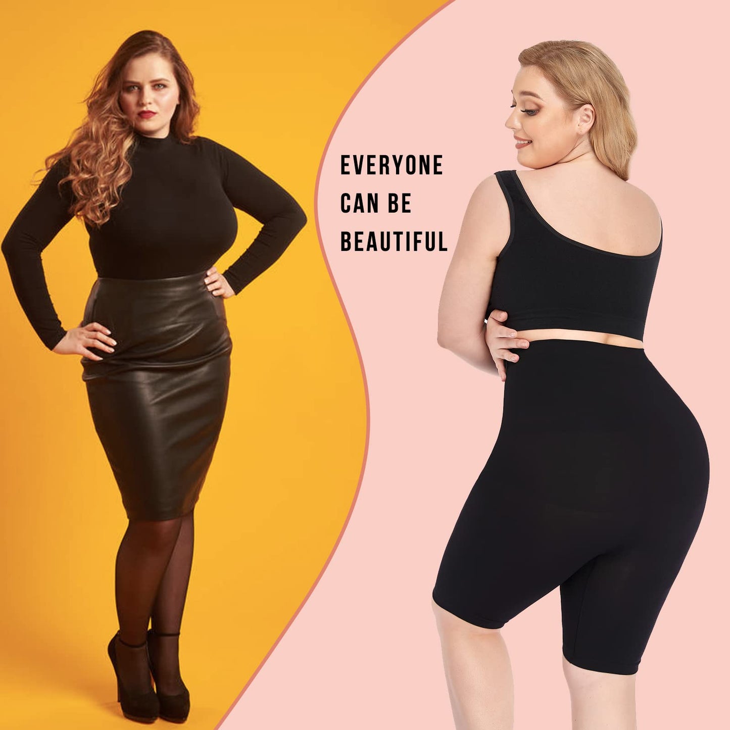 Bauch- und Hüftstraffungshose mit hoher Taille
