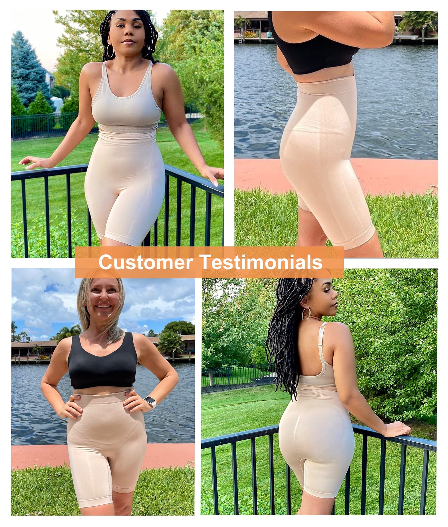 Bauch- und Hüftstraffungshose mit hoher Taille
