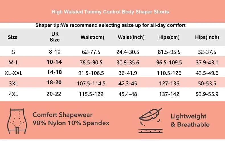 Bauch- und Hüftstraffungshose mit hoher Taille