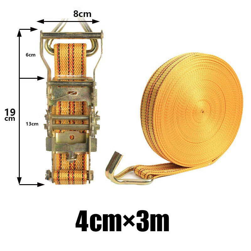 Hochleistungs-Ratschengurt mit Doppel-J-Haken