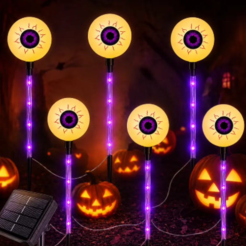 Wasserdichte Halloween-Kürbis-Pfahllichter