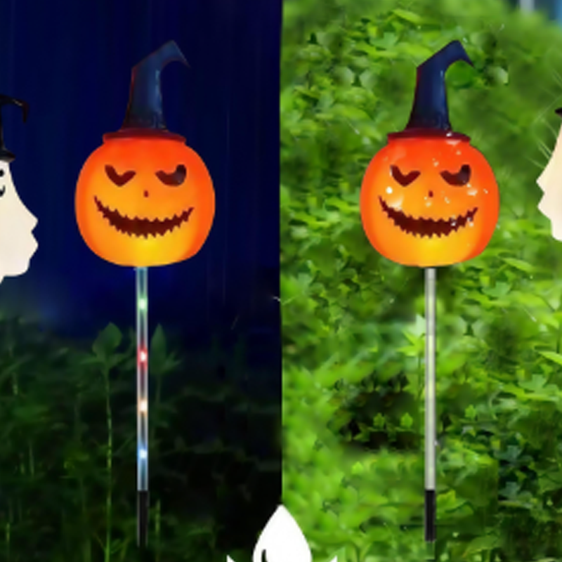 Wasserdichte Halloween-Kürbis-Pfahllichter