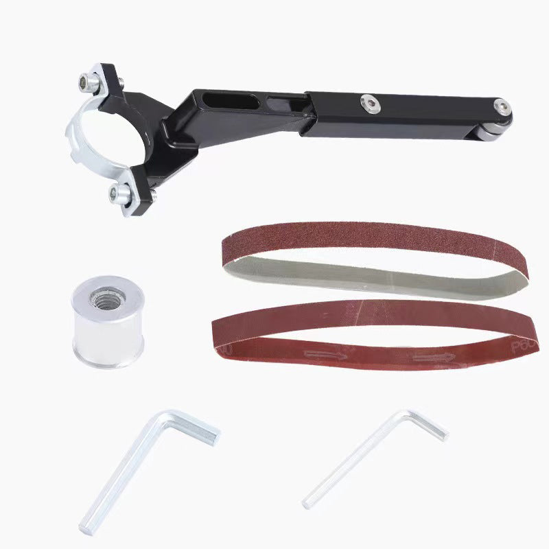 ⏳ Blitzangebot! 🛠️ Du brauchst keine teure Bandschleifmaschine mehr – nutze einfach deinen vorhandenen Winkelschleifer. Multifunktional: Rost entfernen & polieren. Inkl. Schleifband 🎯