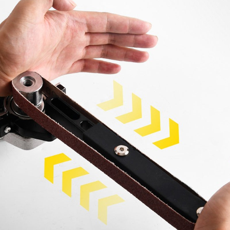 ⏳ Blitzangebot! 🛠️ Du brauchst keine teure Bandschleifmaschine mehr – nutze einfach deinen vorhandenen Winkelschleifer. Multifunktional: Rost entfernen & polieren. Inkl. Schleifband 🎯
