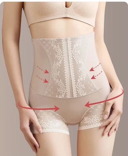 Seidige Unterwäsche mit schlanker Taille, Bauch-weg-Effekt und Hüft-Lifting