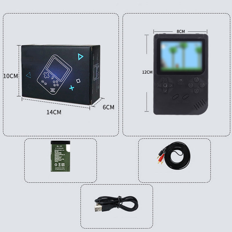 Ideales Geschenk - Handheld FC Spielkonsole mit 400 Spielen für Kinder