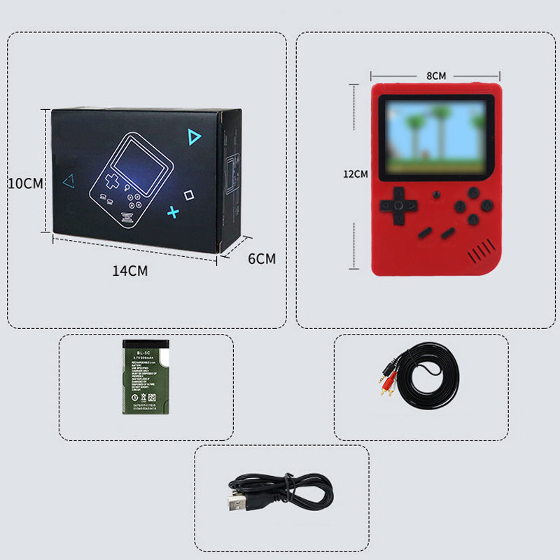 Ideales Geschenk - Handheld FC Spielkonsole mit 400 Spielen für Kinder
