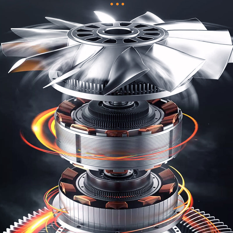 Wiederaufladbarer tragbarer Jet-Ventilator