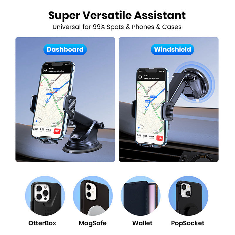 🔥Superstabil💪🚗Wärmebeständiger starker Saugnapf-Autohalter
