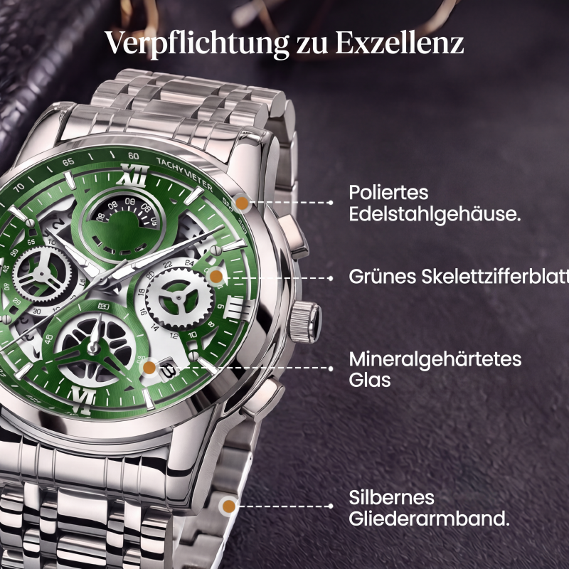 Klassische Quarzuhr für Herren