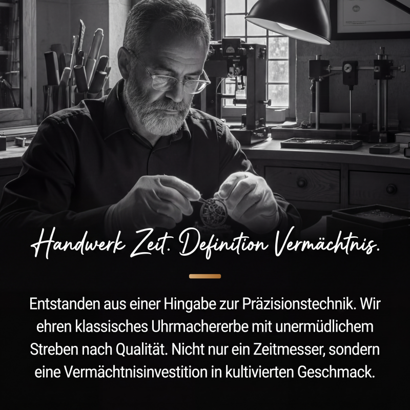 Klassische Quarzuhr für Herren