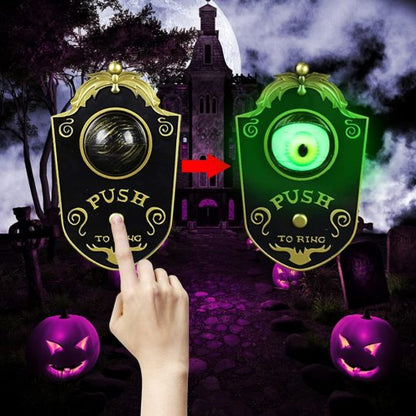 😈 50 % RABATT! 🎃 Sorgt für spannende Halloween‑Laune – Türklingel, cooles Motiv, leicht installierbar