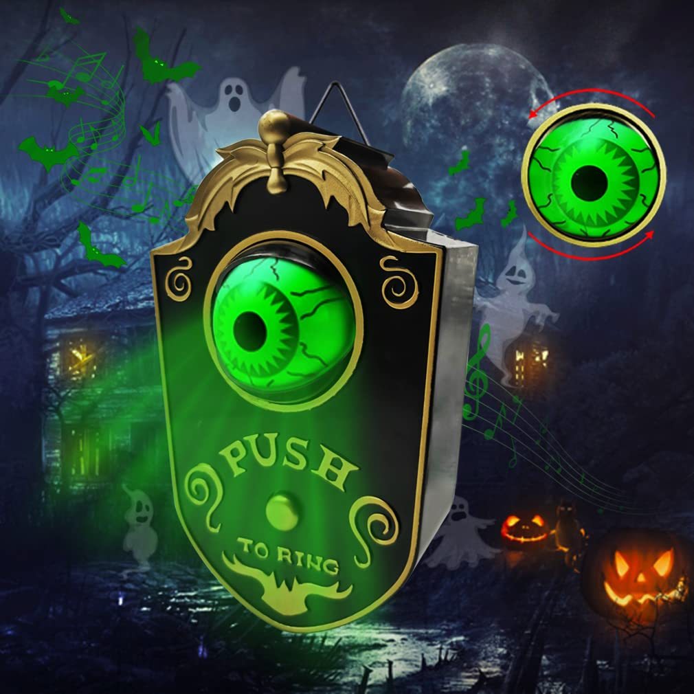 😈 50 % RABATT! 🎃 Sorgt für spannende Halloween‑Laune – Türklingel, cooles Motiv, leicht installierbar