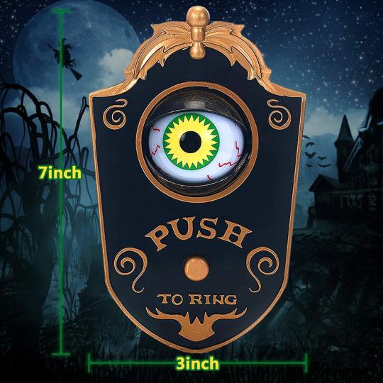 😈 50 % RABATT! 🎃 Sorgt für spannende Halloween‑Laune – Türklingel, cooles Motiv, leicht installierbar