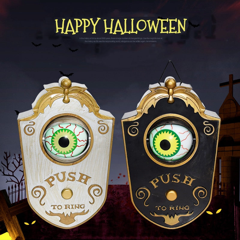 😈 50 % RABATT! 🎃 Sorgt für spannende Halloween‑Laune – Türklingel, cooles Motiv, leicht installierbar
