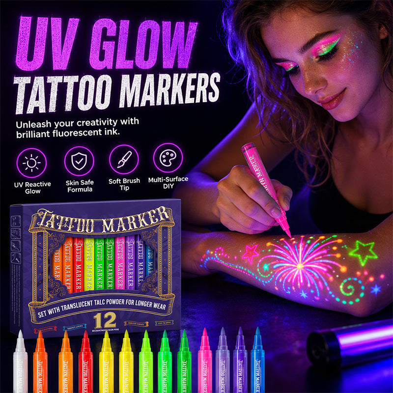 Glow Party Tattoo Stifte