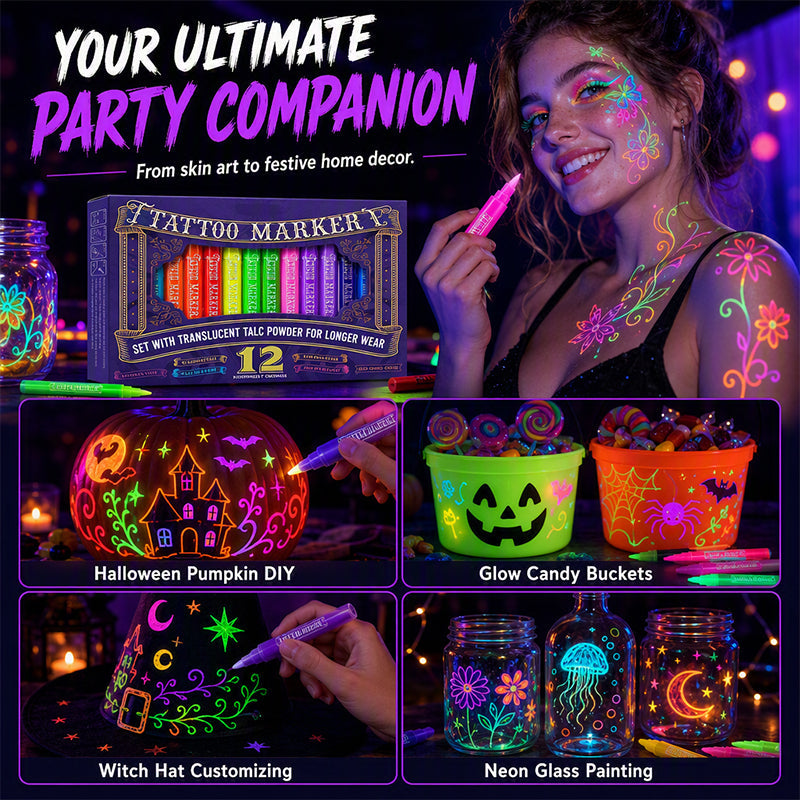 Glow Party Tattoo Stifte