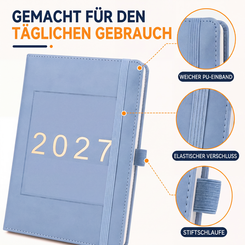 365-Tage-Planer und Journal für 2027