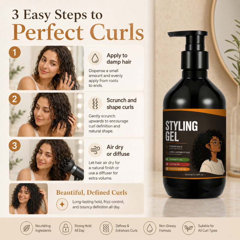 Stronq Hold Lockenstyling-Gel