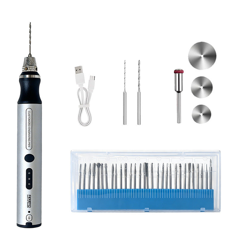 ✍️ 50% RABATT! ⚡ Mini Gravurstift – Kabellos, präzise & vielseitig ✨