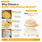 🥔 DIY-Kartoffelchip-Maker für die Mikrowelle mit Schneide- und Schüssel-Set