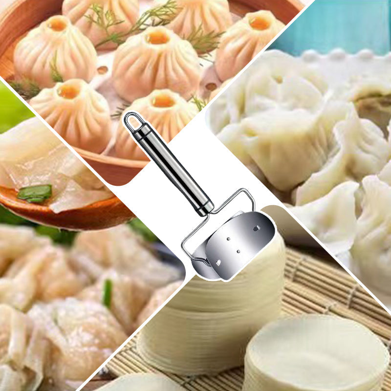 🥟 50 % sparen! 🔪 Teigtaschen-Ausstecher – aus Edelstahl, für einfache und gleichmäßige Schnitte ✨