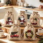 🎄 50% RABATT! 🎁 Weihnachts‑Geschenksäckchen – Festliche Motive, Kordelzug & strapazierfähig ✨
