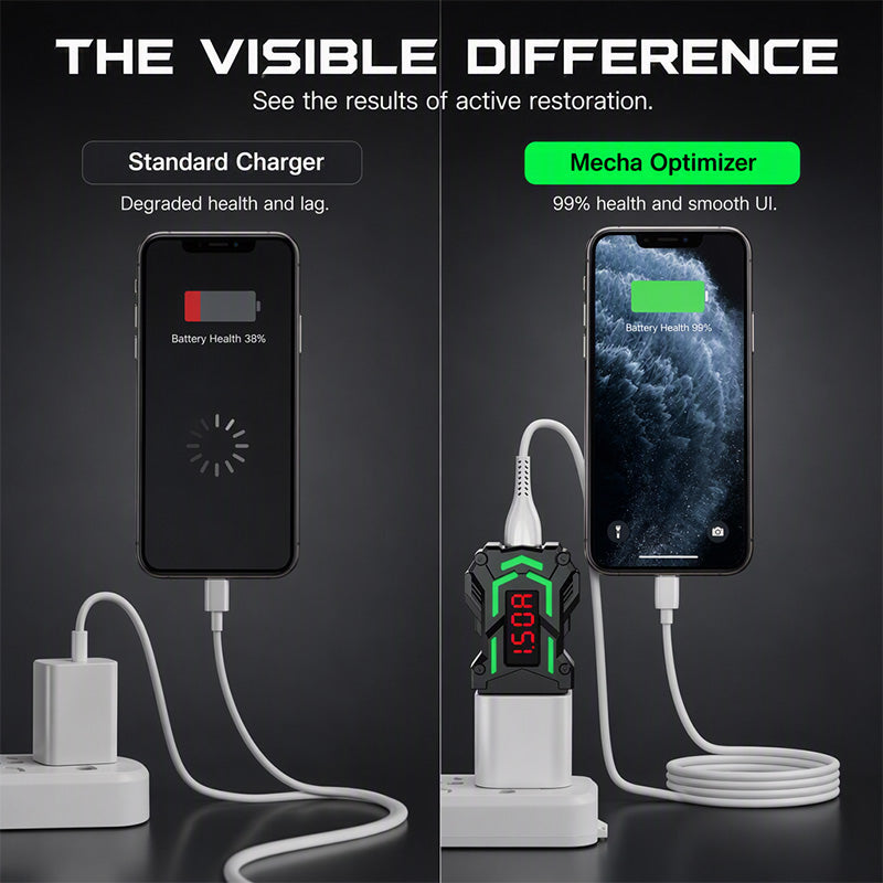 Multifunktionaler Smartphone-Akku-Optimierer