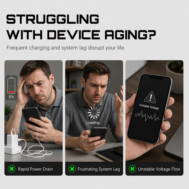 Multifunktionaler Smartphone-Akku-Optimierer