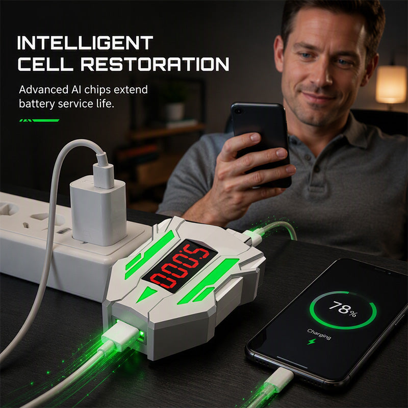 Multifunktionaler Smartphone-Akku-Optimierer