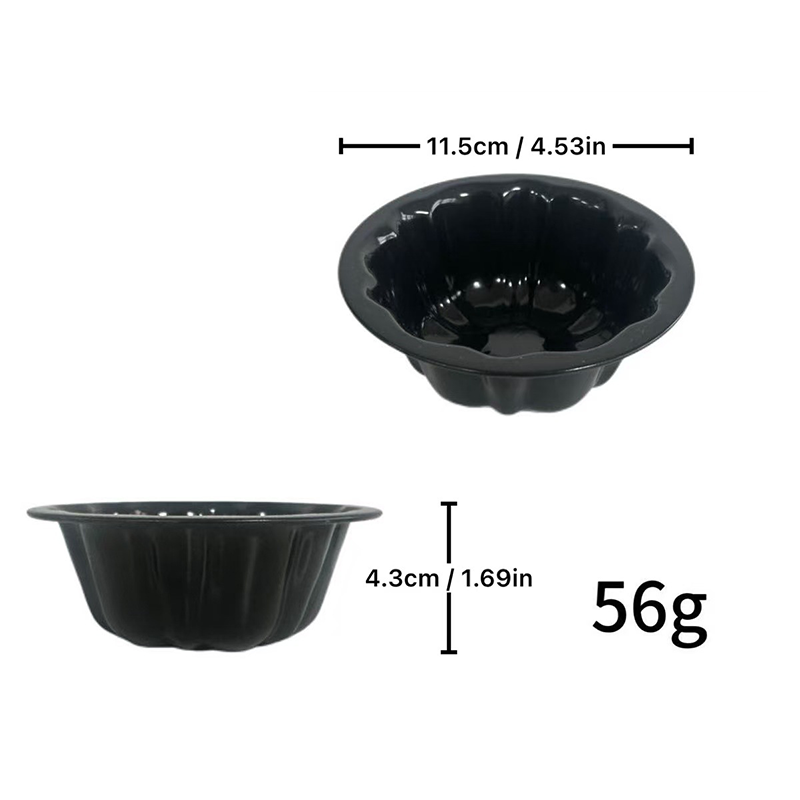 Mini-Kürbis-Kuchenform aus Kohlenstoffstahl