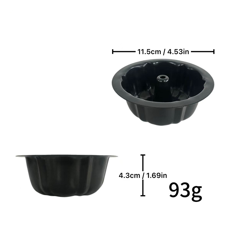 Mini-Kürbis-Kuchenform aus Kohlenstoffstahl