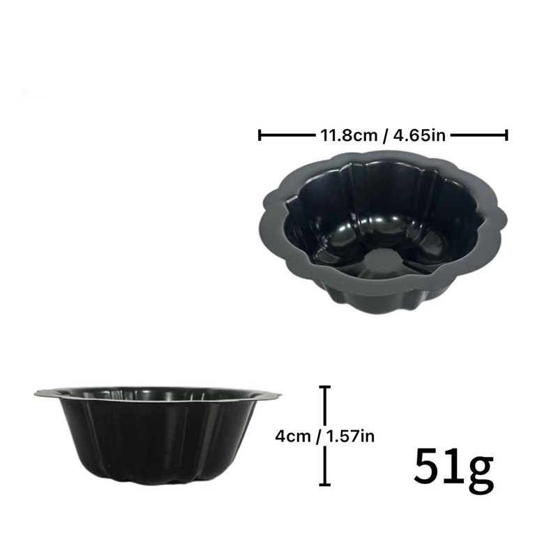 Mini-Kürbis-Kuchenform aus Kohlenstoffstahl