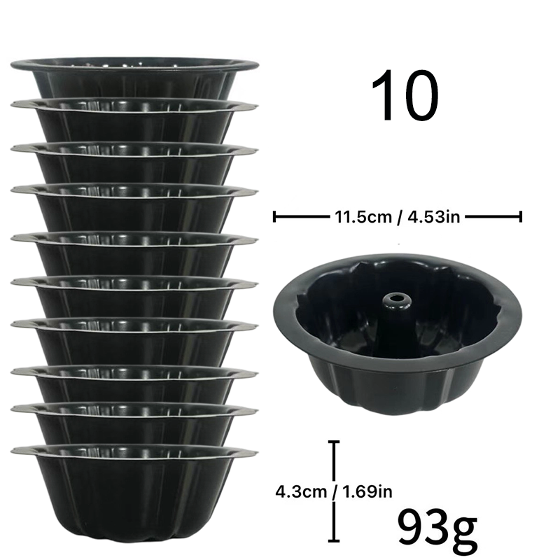 Mini-Kürbis-Kuchenform aus Kohlenstoffstahl
