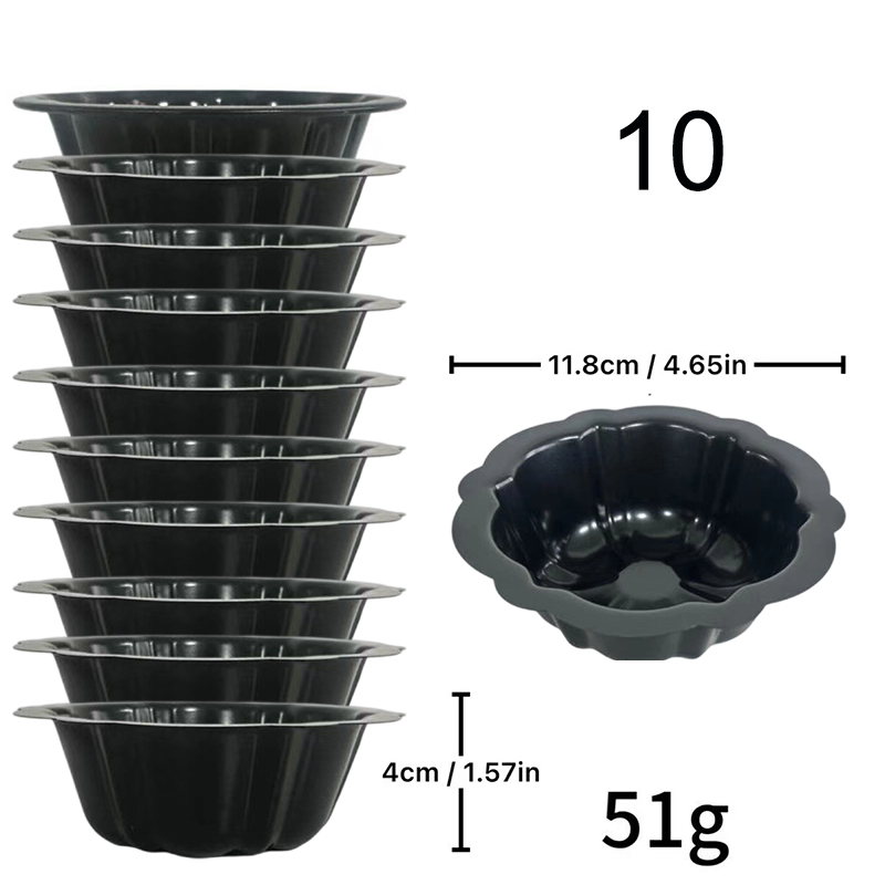 Mini-Kürbis-Kuchenform aus Kohlenstoffstahl