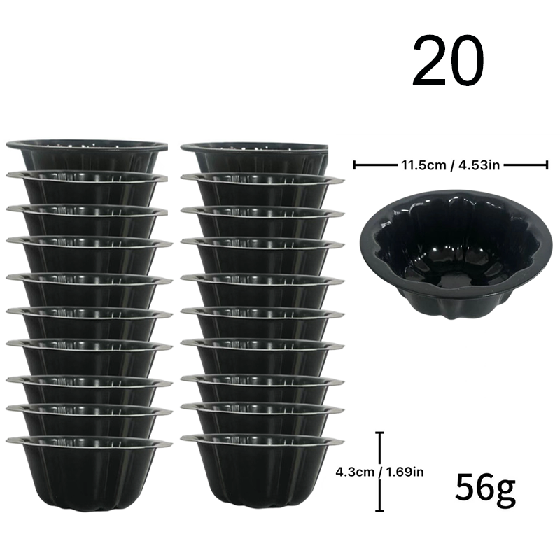 Mini-Kürbis-Kuchenform aus Kohlenstoffstahl