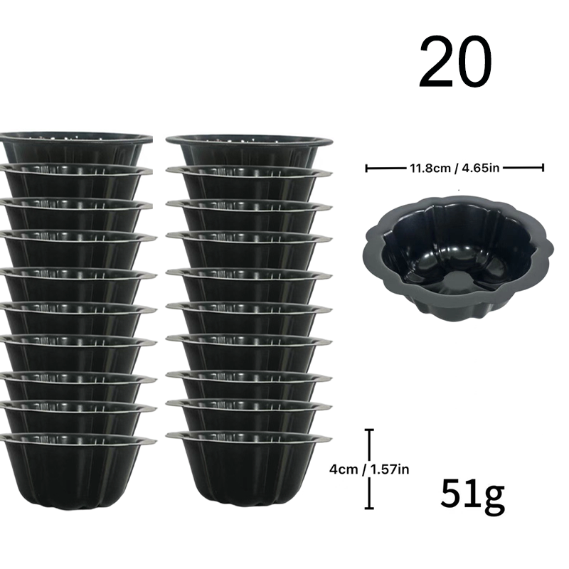 Mini-Kürbis-Kuchenform aus Kohlenstoffstahl