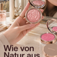 Flower Knows Strawberry Rococo Embossed Blush, Mauve Berry Rose Matte Powder Blush für die Wangen, aufbaubares und gut verblendbares Gesichts-Make-up