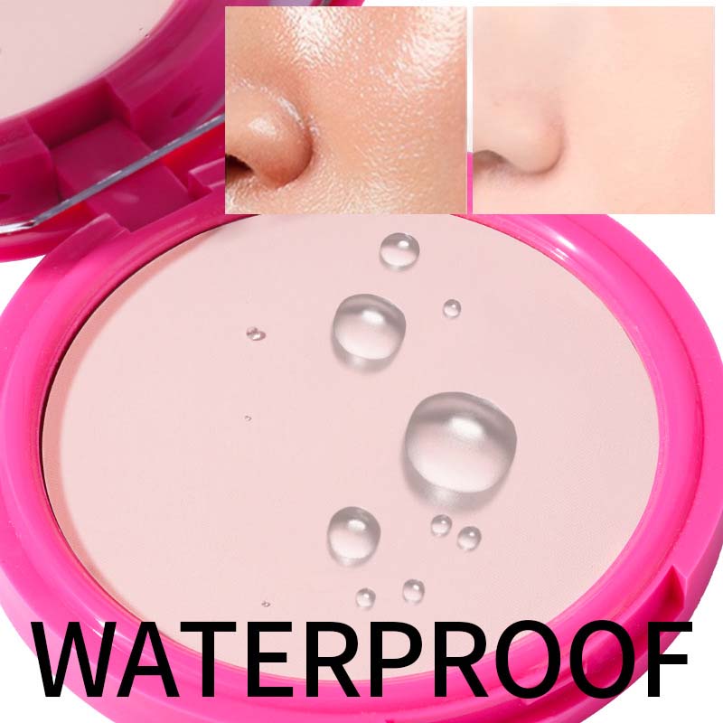 Waterproof Oil Control Face Pressed Powder