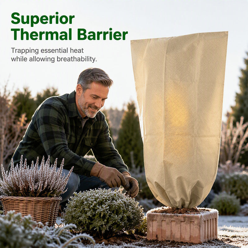 ❄️🌿 Professioneller Frostschutz für Pflanzen – 50% RABATT! 80g Vlies, atmungsaktiv, wärmende Barriere – schützt Garten & Topfpflanzen im Winter. 🛡️
