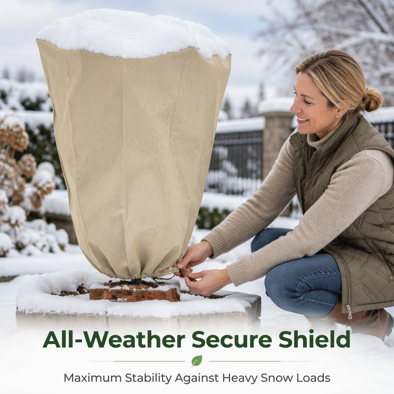 ❄️🌿 Professioneller Frostschutz für Pflanzen – 50% RABATT! 80g Vlies, atmungsaktiv, wärmende Barriere – schützt Garten & Topfpflanzen im Winter. 🛡️